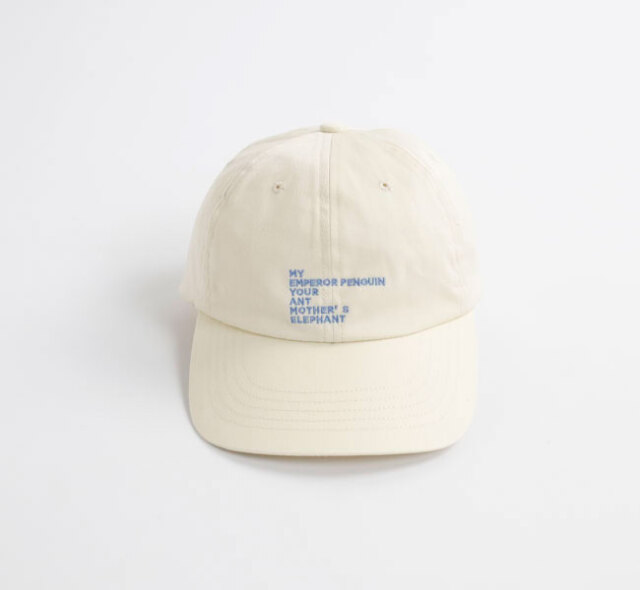 SALE30%OFFMEYAME メヤメ MEY-2323 キャップEMBROIDERY COTTON CAP MADE BY NINE TAILOR (ORIGINAL BODY)