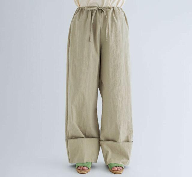 MEYAME メヤメ MEY-2344 ウエストコード ワイドパンツ WAIST CORD WIDE PANTS