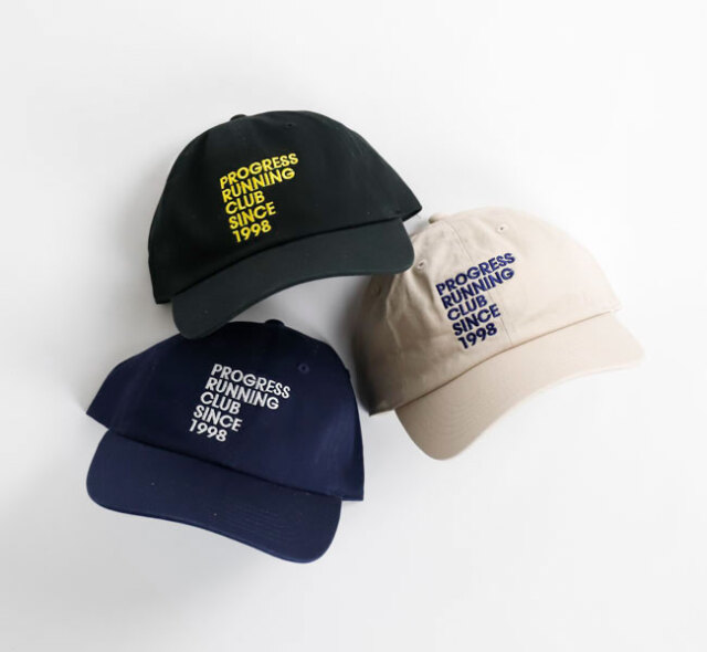PROGRESS RUNNING CLUB プログレスランニングクラブ PRC-24AW 12/PRC-25AW CAP4 "1998" Cap キャップ