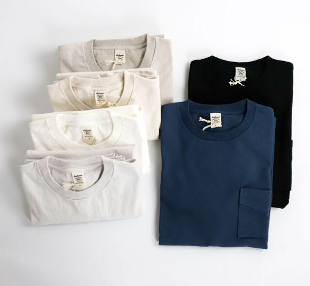 Jackman ジャックマン JM5445 Dotsume Pocket T-Shirt ドツメポケットT-シャツ