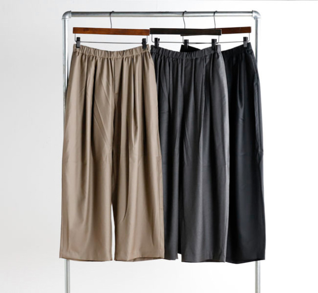 mizuiro ind ミズイロインド 2-260051 ワイドタックパンツ