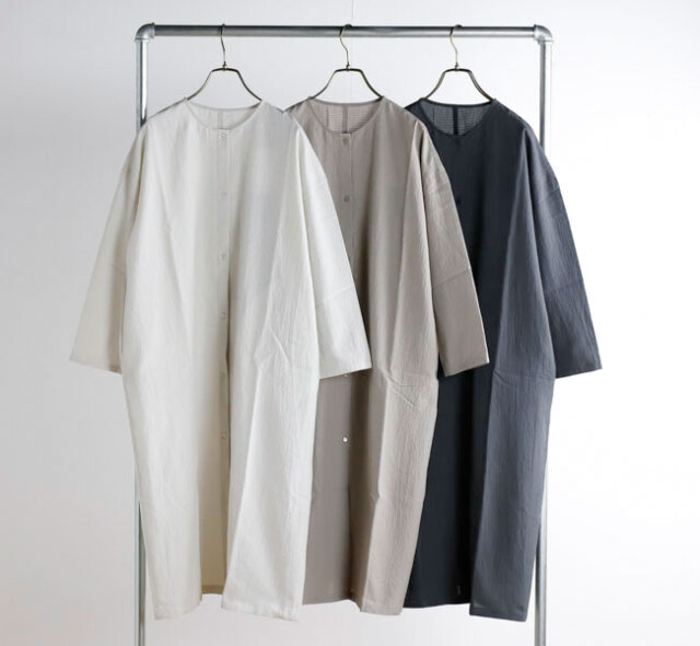 evam eva エヴァムエヴァ E261T148 ピンチェックワンピース pin check one-piece