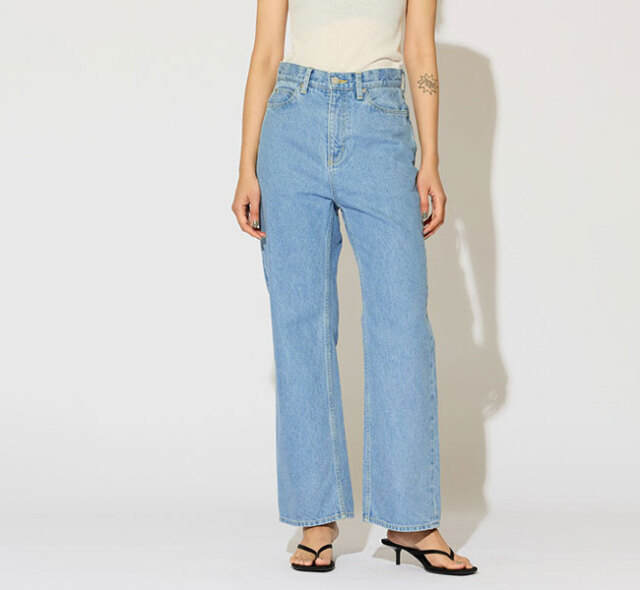 SALE40%OFF MIDIUMISOLID ミディウミソリッド ハイウエストストレートデニム 1-1650764B