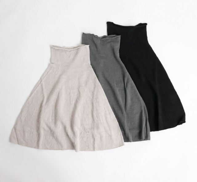 evam eva エヴァムエヴァ E261G142 リネンスヌード linen snood