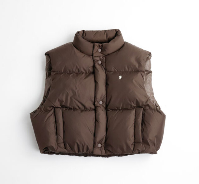 Gymphlex ジムフレックス DOWN SHORT VEST ダウンショートベスト GY 