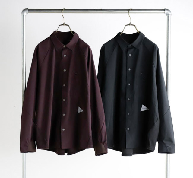 SALE 40%OFF  and wander アンドワンダー 5253024 フリースベース長袖シャツ fleece base LS shirt