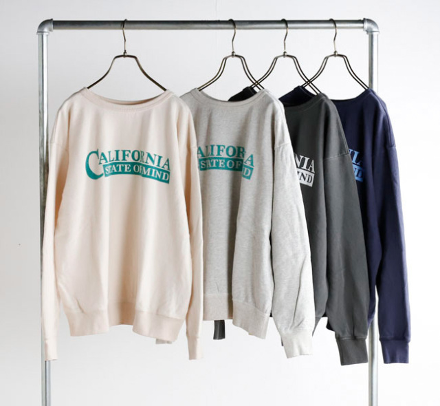 Mixta ミクスタ S251 CALIFORNIA クルーネックスウェット CREW NECK SET IN