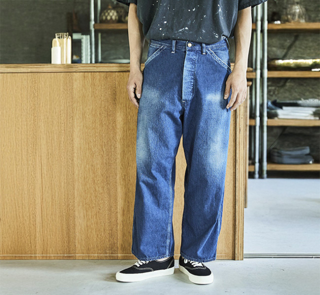 orslow オアスロウ WIDE FIT 30'S PAINTER PANTS DENIM USED ワイドフィット 30'S ペインターパンツ デニム ユーズド 01-5126-95