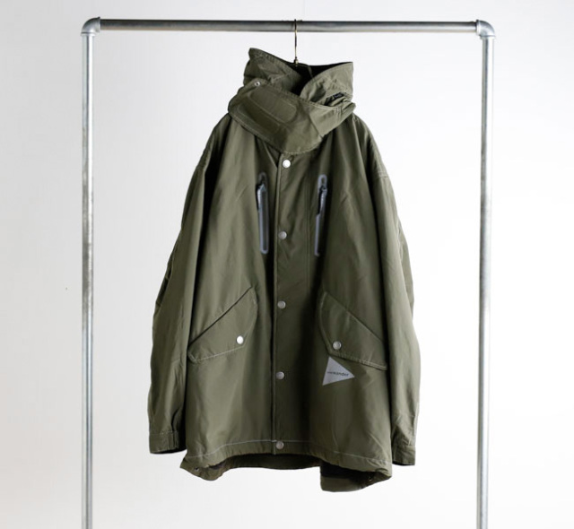 and wander アンドワンダー 5281051 フィッシュテールオクタコート