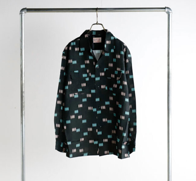 TOWN CRAFT タウンクラフト TC26S00400 プリンティド レーヨンループカラーシャツ PRINTED RAYON ROOP COLLAR SHIRTS