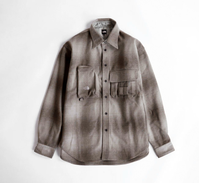 THE NORTH FACE ザノースフェイス NR62530 ロングスリーブウールフィールドユーティリティシャツ