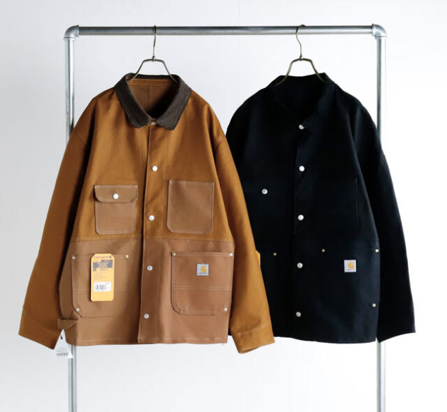 THRIFTY LOOK スリフティールック TL25S06300 カーハート リメイクカバーオールジャケット US CARHARTT DUCK FILM COVERALL