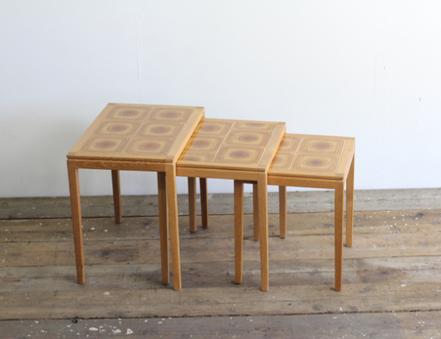 デンマークヴィンテージ　ネストテーブル　北欧家具