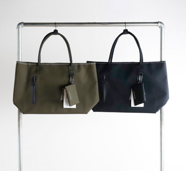 and wander アンドワンダー 5985224 トートバッグ PE/CO tote bag