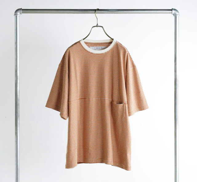 EEL Products イール プロダクツ E-26501 ユルリ TEE 1/2ボーダー YURURI TEE 1/2 border