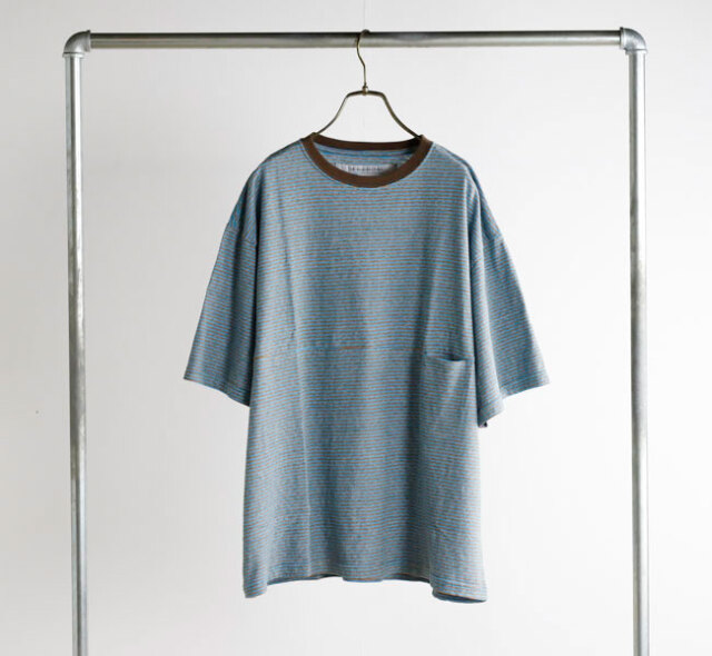 EEL Products イール プロダクツ E-26501 ユルリ TEE 1/2ボーダー YURURI TEE 1/2 border