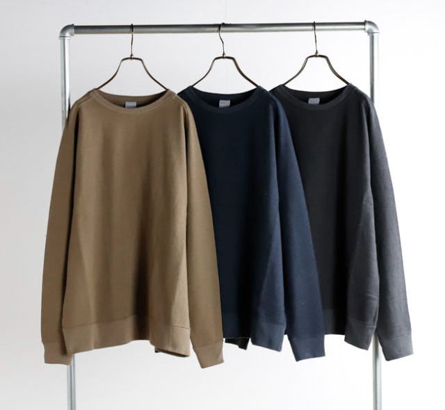 ordinary fits オーディナリーフィッツ CS015 裏毛スエット TC FREEDOM SLEEVE SWEAT