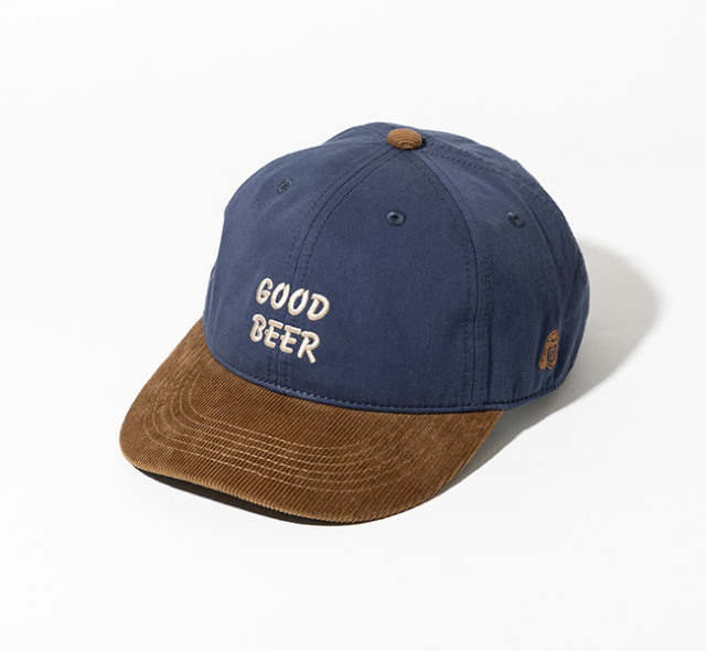 10/10(土)10時発売 TACOMA FUJI RECORDS タコマフジレコード GOOD BEER CAP designed by Jerry UKAI  ロゴキャップ BLUExBROWN
