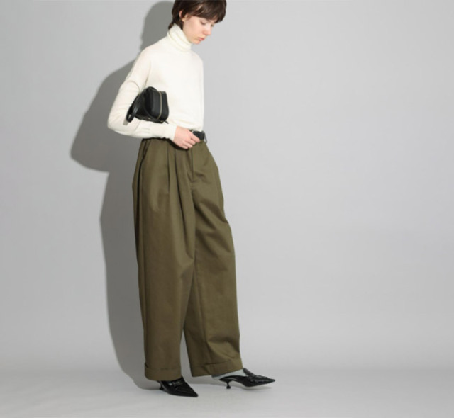 SACRA サクラ 126613111 ハイカウントチノパンツ HIGH-COUNT CHINO PANTS