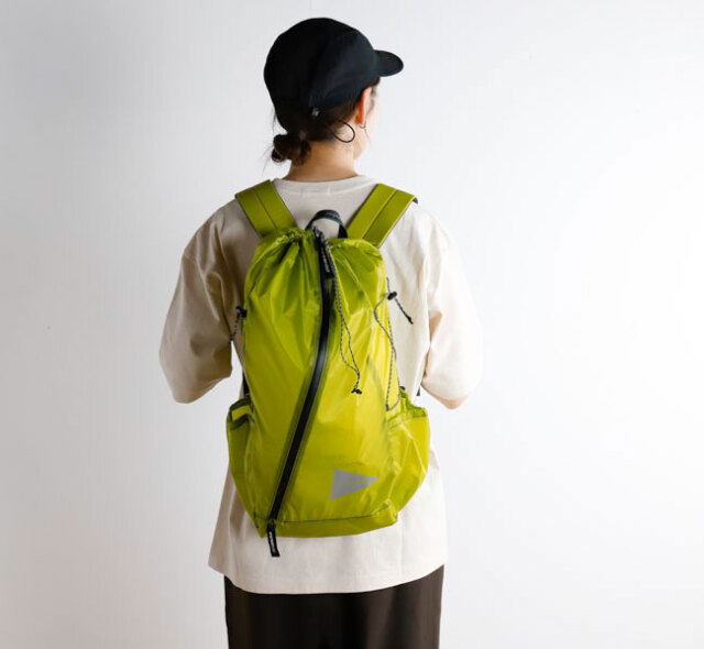 and wander アンドワンダー 5745975211 デイパック バックパック sil daypack