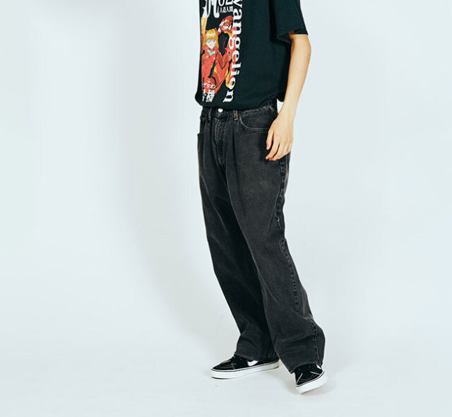 SALE 40%OFF THRIFTY LOOK スリフティールック LEVIS 550 ONE-TUCK PANTS デニムワンタックパンツ TL24F02200