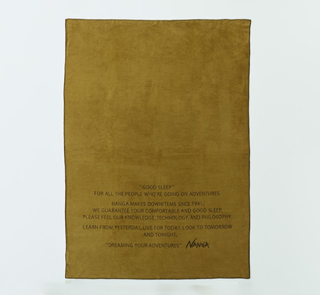 NANGA　ナンガ GOOD SLEEP MONOCHROME COTTON BLANKET S/グッドスリープモノクロームコットンブランケット シングル