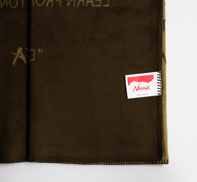 NANGA ナンガ GOOD SLEEP MONOCHROME COTTON BLANKET S/グッドスリープ