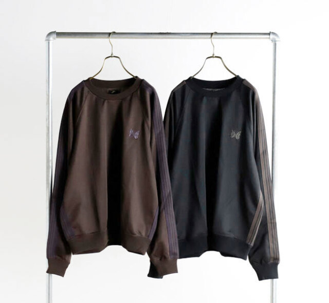 needls track crew neckニードルストラッククルーネックS