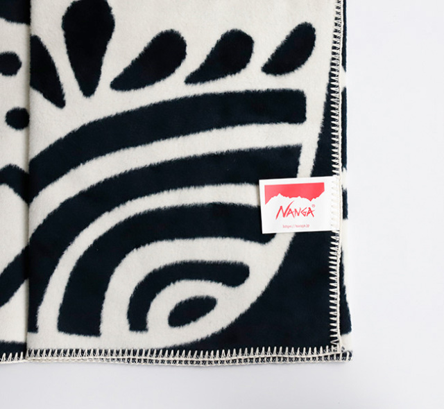 アウトドア寝具 NANGA ANCIENTFISHCOTTONBLANKETSBLACKFISH NANGA ナンガ ANCIENT FISH COTTON BLANKET S/エイシェント