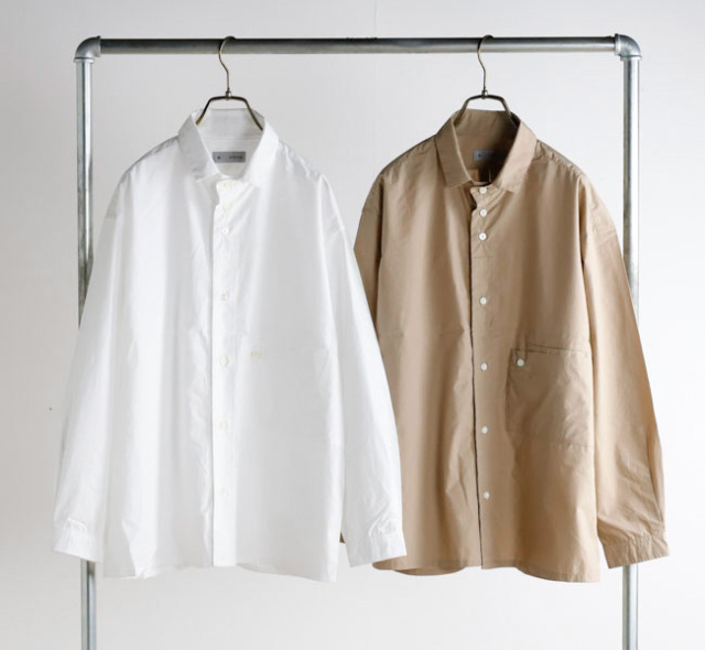 nisica ニシカ NIS-1367 レギュラーカラーシャツ 無地 長袖