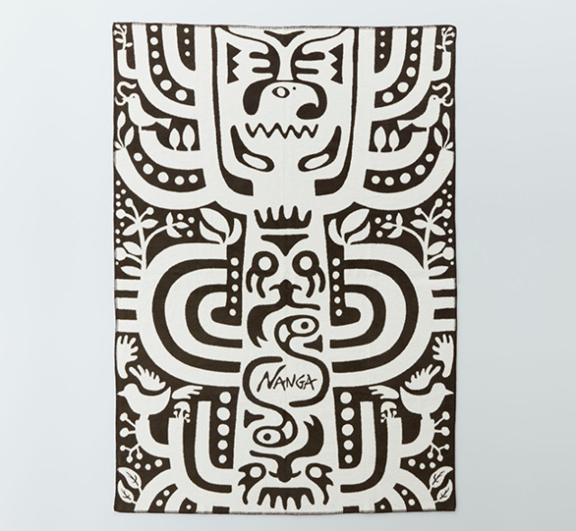 ナンガ NANGA ツリーオブライフブランケット ブルーツリー NANGA(ナンガ)/ TREE OF LIFE COTTON BLANKET SINGLE(ツリーオブ