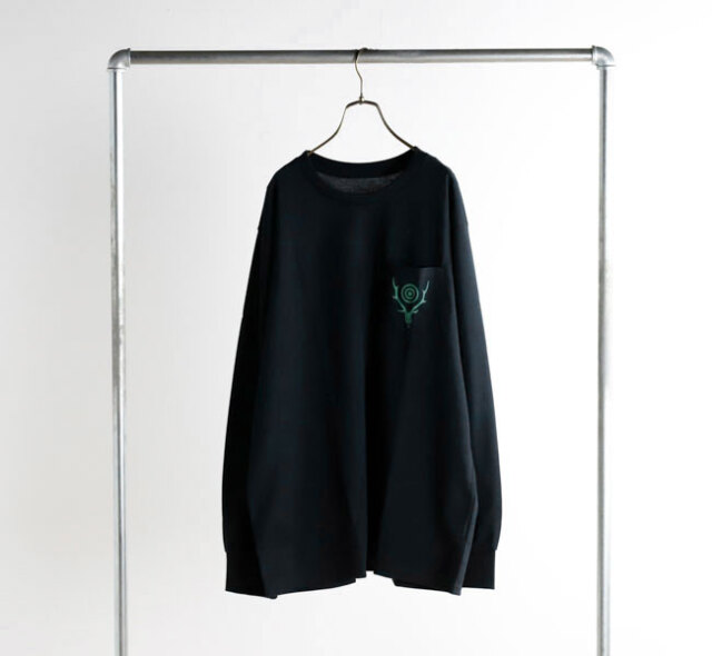 SOUTH2 WEST8 サウスツーウエストエイト L/S Round Pocket T - Circle 