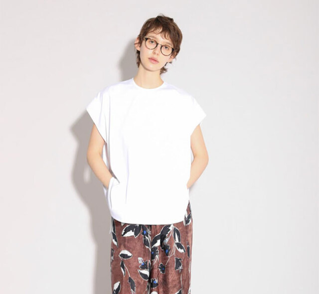 SACRA サクラ 126244091 プレーティングクロストップス PLATING CLOTH TOP