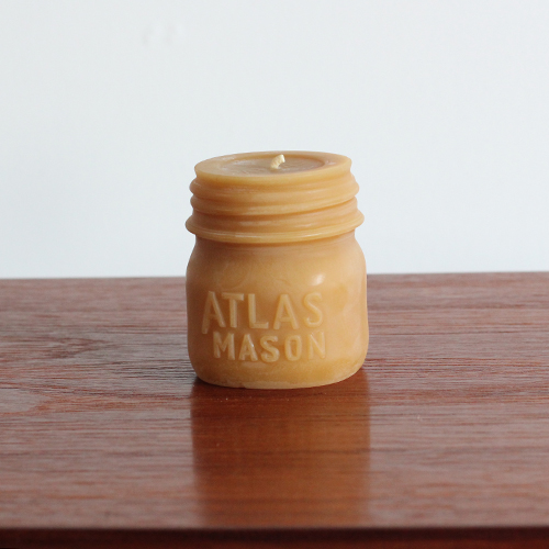 POLLEN ARTS ATLAS MASON BEE WAX 蜜蝋キャンドル　Ｈ17