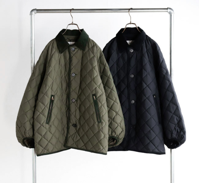 Gymphlex ジムフレックス GY-A0717 キルトダウン パフスリーブ ミドルコート QUILT DOWN PUFF SLEEVE MIDDLE COAT