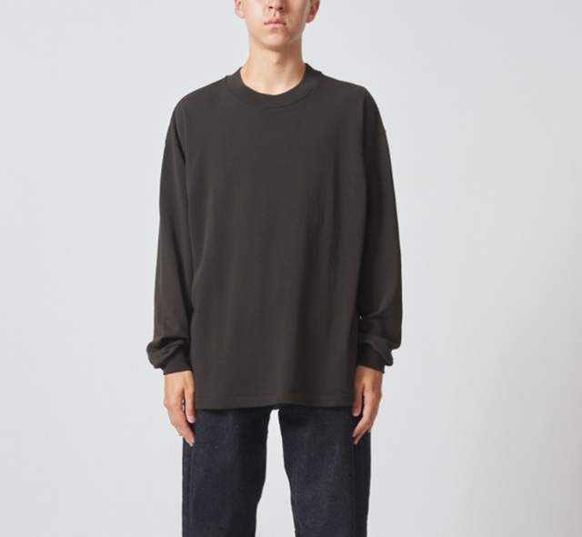 キャプテンサンシャイン KAPTAIN SUNSHINE Suvin Plating L/S Tee スヴィンコットン ロングスリーブTシャツ 長袖 KS25SCS04