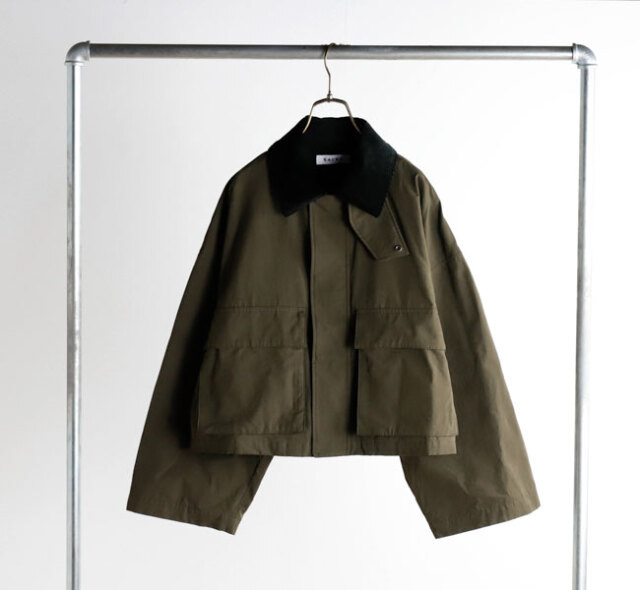 SALE 40%OFF SACRA サクラ 125502031 フィールドジャケット WAXED HIGH DENSITY CLOTH SHORT JACKET