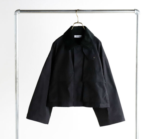 SALE 40%OFF SACRA サクラ 125502031 フィールドジャケット WAXED HIGH DENSITY CLOTH SHORT JACKET