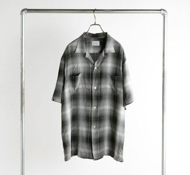 TOWN CRAFT タウンクラフト TC26S01200 オンブレチェックシャツ 半袖