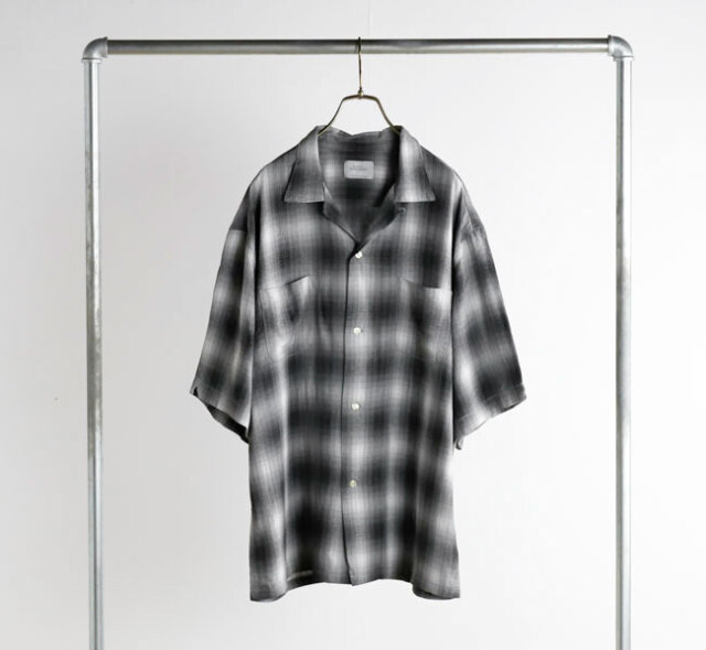 TOWN CRAFT タウンクラフト TC26S01200 オンブレチェックシャツ 半袖
