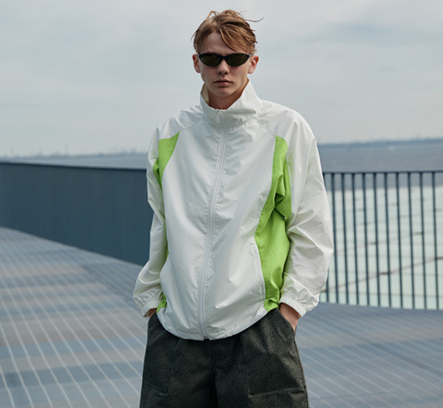 SALE 40%OFF COMFORTABLE REASON コンフォータブル リーズン Warm Up Light Jacket ライトジャケット