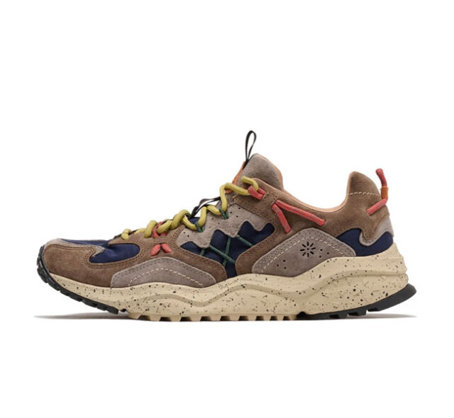 Flower MOUNTAIN フラワーマウンテンFM125058 ヤマブシ YAMABUSHI Navy/Brown/Gray