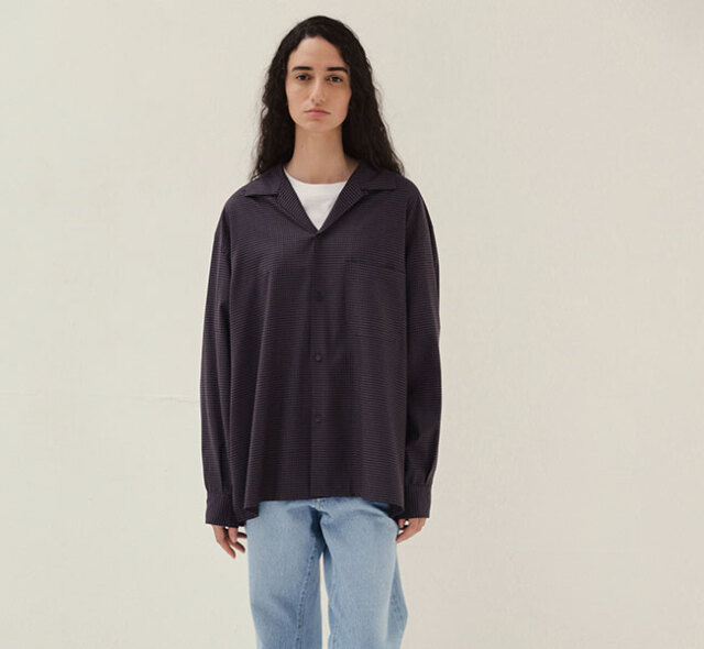 KAPTAIN SUNSHINE キャプテンサンシャイン KS26SSH01 サマーウール オープンカラーシャツ Summer Wool Open Collar Shirt