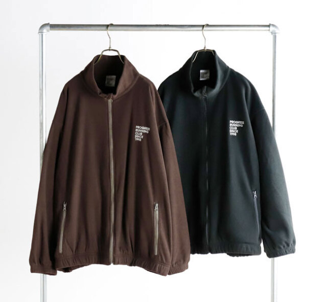 SALE40%OFFPROGRESS RUNNING CLUB プログレスランニングクラブ 1998 FLEECE ZIP TOP 1998 ジップジャケット PRC-24AW 24