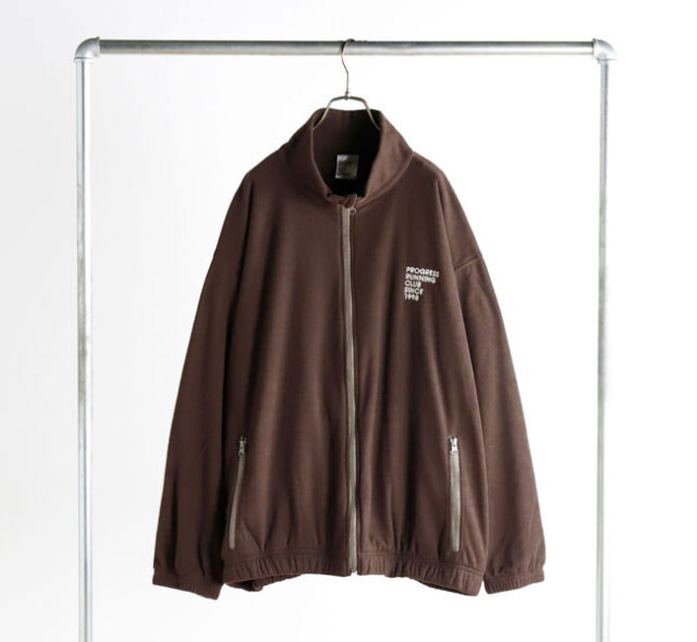 SALE40%OFFPROGRESS RUNNING CLUB プログレスランニングクラブ 1998 FLEECE ZIP TOP 1998 ジップジャケット PRC-24AW 24