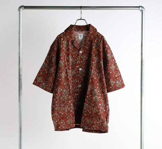SOUTH2 WEST8 サウスツーウエストエイト Cabana Shirt - Batik Printed カバナシャツ SX696