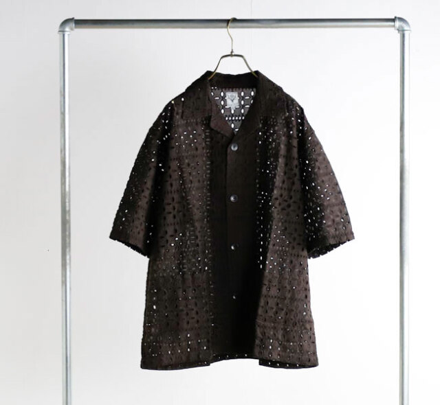 SOUTH2 WEST8 サウスツーウエストエイト Cabana Shirt - Cutwork Embroidery カットワーク カバナシャツ SX701