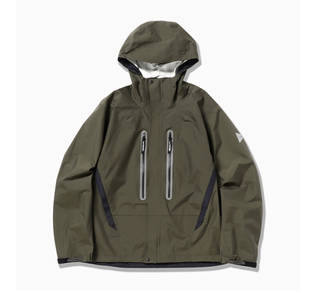 SALE40%OFFand wander アンドワンダー 2.5L hiker rain jacket ハイカーレインジャケット 5745111005