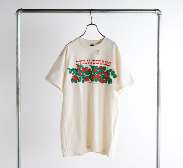 LIBERTY GRAPHICS リバティーグラフィックス アートシルクプリントTシャツ Strawberries 812
