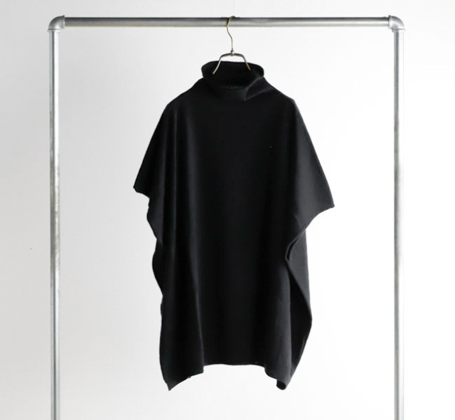 evam eva ポンチョ evam eva｜linen stitches poncho｜ladies',tops